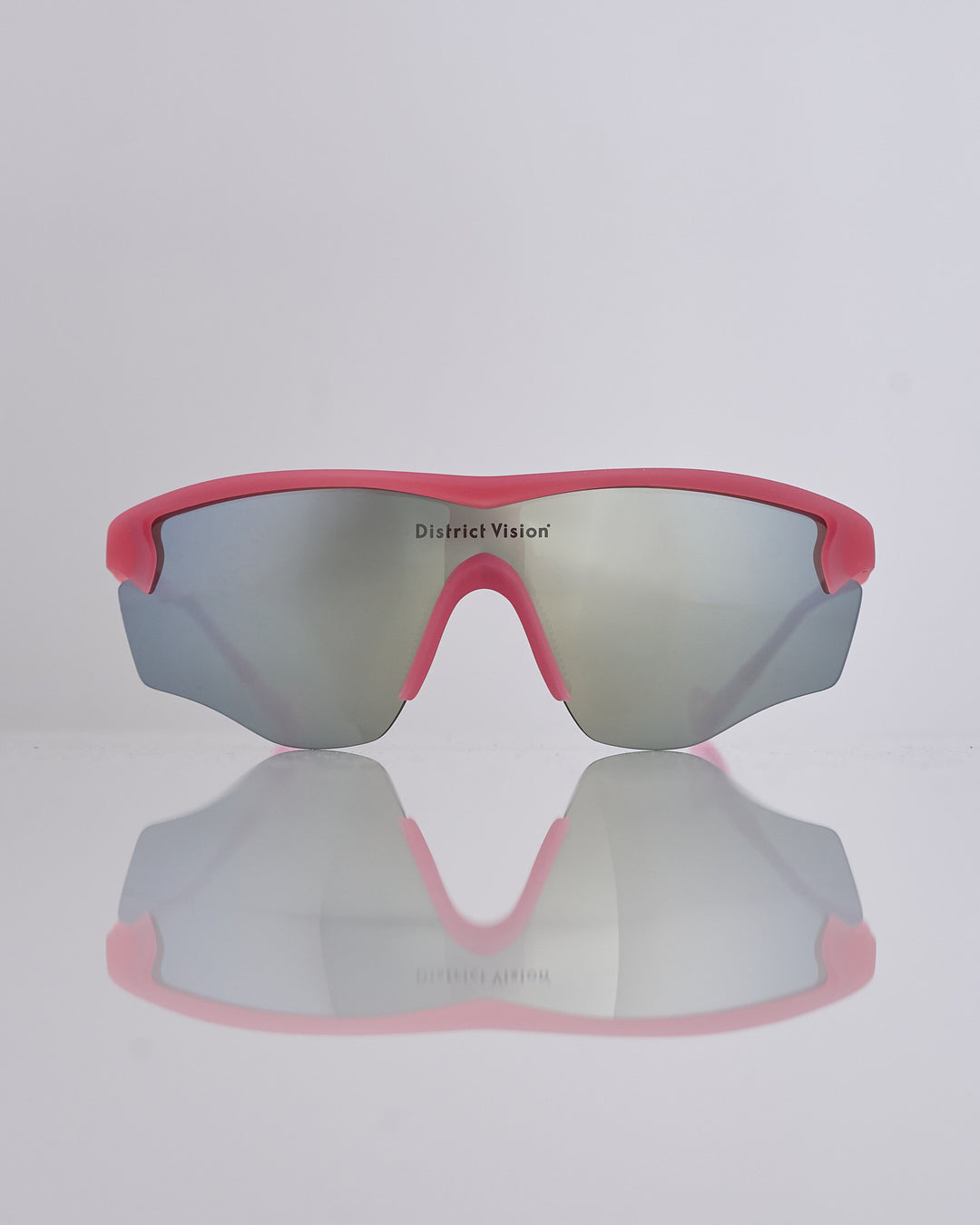 Flash Rose Racer District Vision Junya Racer Sunglass Powder Rose D+ Silver Flash Mirro ...