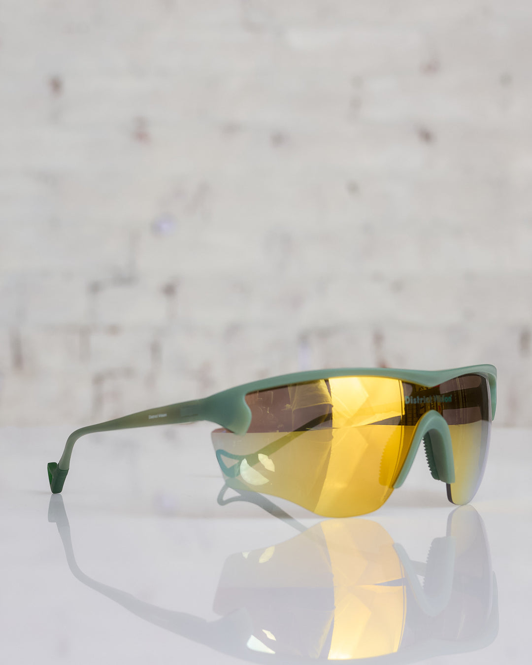 District Vision Junya Racer Sunglass Sage D+ Fire Mirror