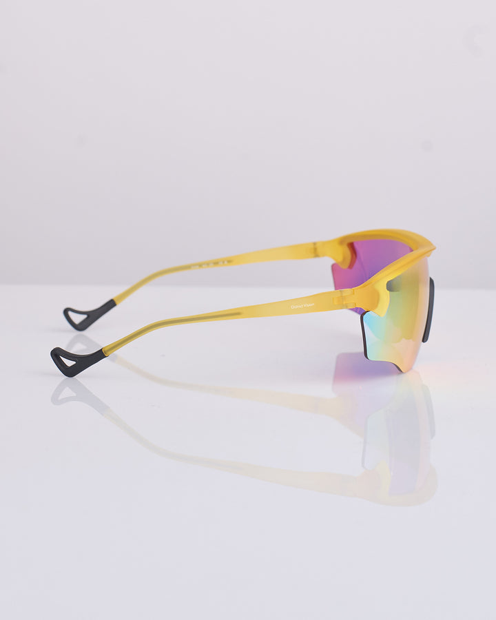 District Vision Junya Sunglass Honey D+ Spectral Mirror