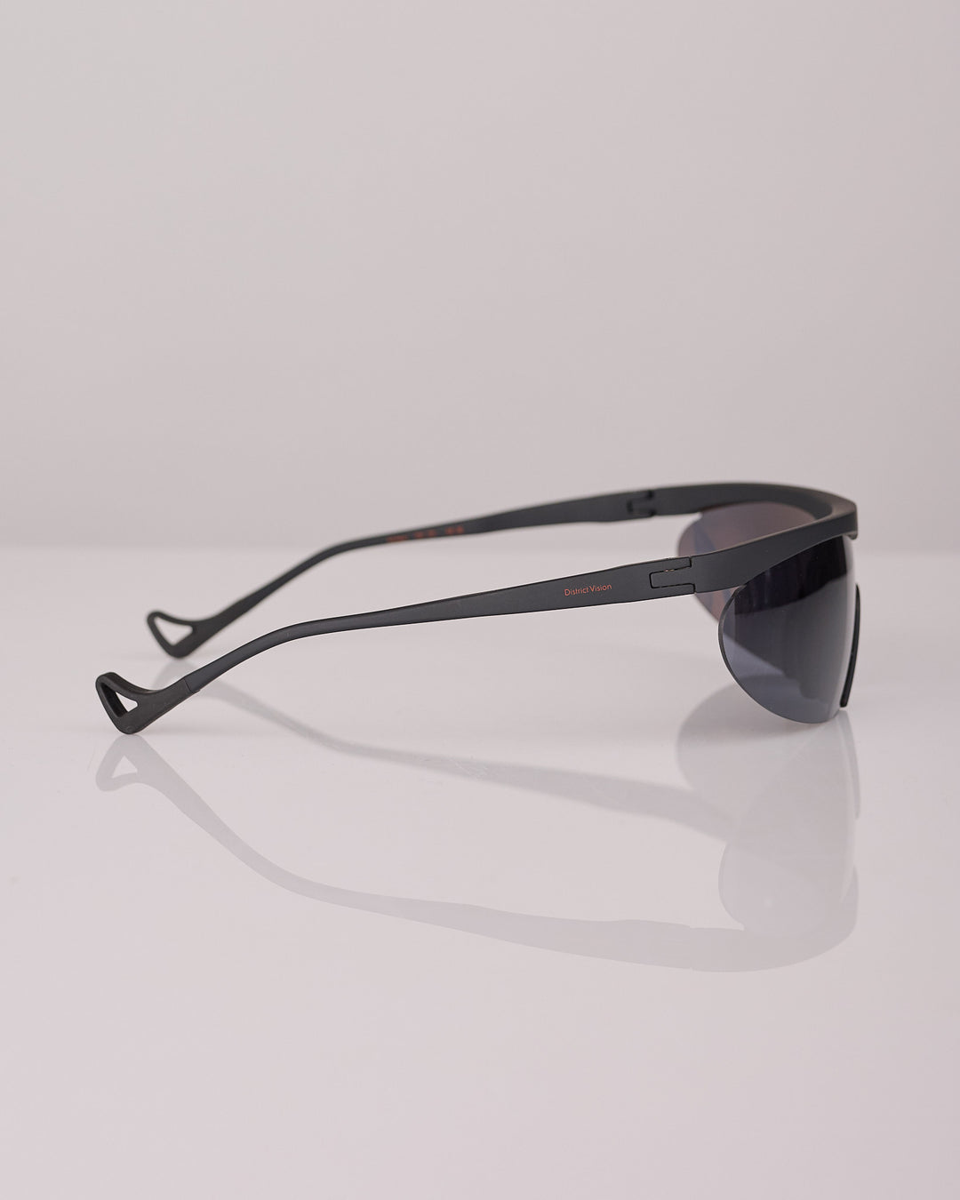 District Vision Koharu Eclipse Sunglass Black D+ Onyx Mirror