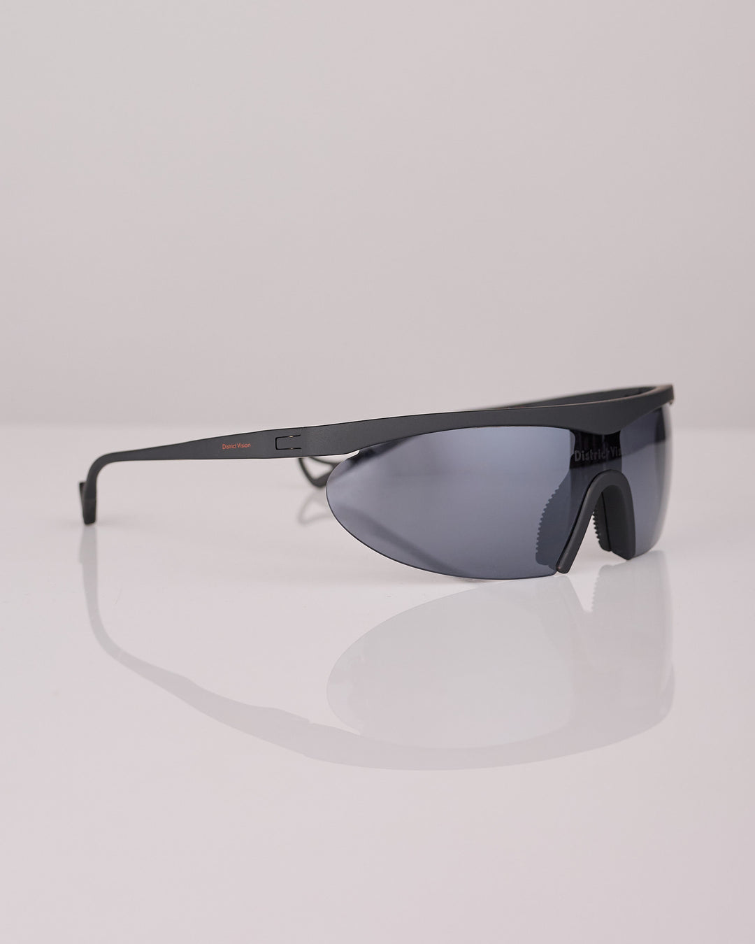 District Vision Koharu Eclipse Sunglass Black D+ Onyx Mirror