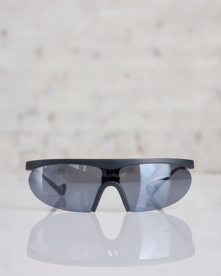 District Vision Koharu Eclipse Sunglass Black Onyx Mirror