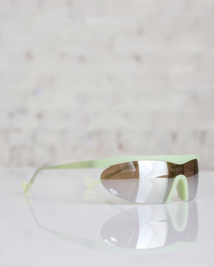 District Vision Koharu Eclipse Sunglass Mint D+ Taupe Mirror