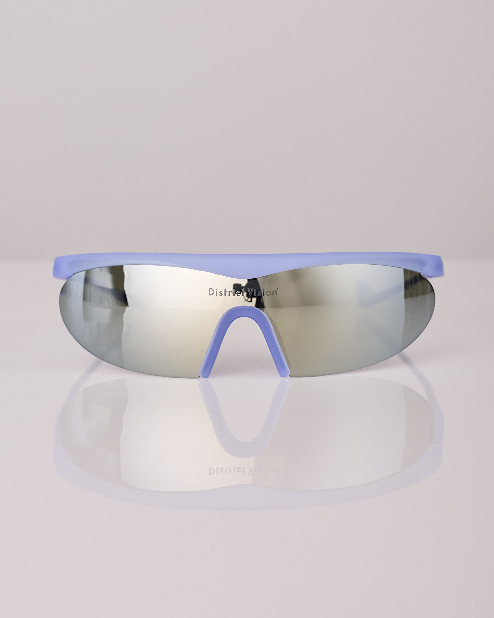 District Vision Koharu Eclipse Sunglass Mist D+ G15 Silver Flash
