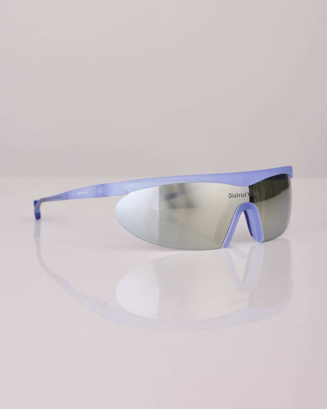 District Vision Koharu Eclipse Sunglass Mist D+ G15 Silver Flash Mirror
