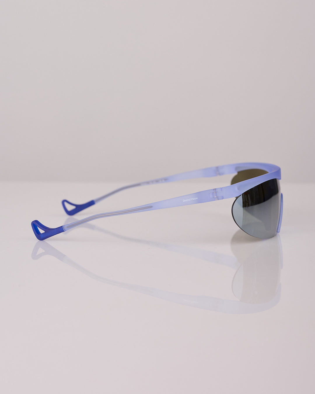 District Vision Koharu Eclipse Sunglass Mist D+ G15 Silver Flash Mirror