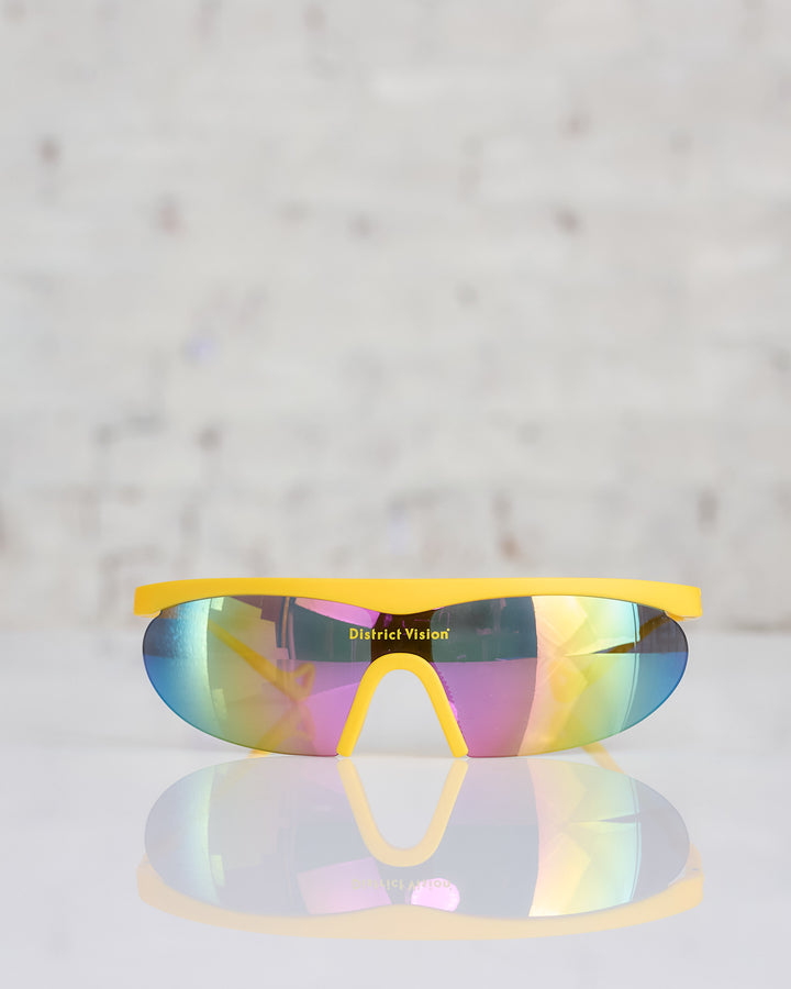 District Vision Koharu Eclipse Sunglass Yuzu D+ Aqua Mirror