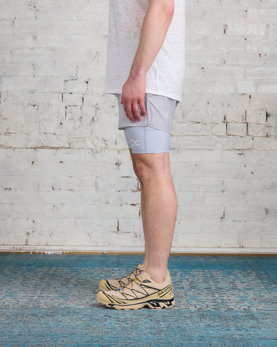 District Vision Ripstop Layered Trail Short Moonstone