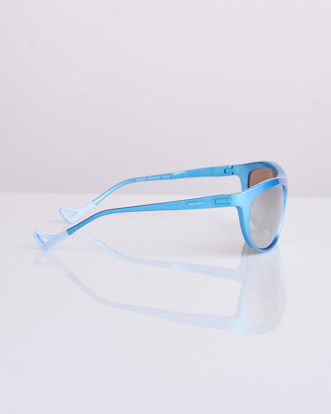 District Vision Takeyoshi Altitude Master Sunglass Metallic Blue D+ Copper Mirror