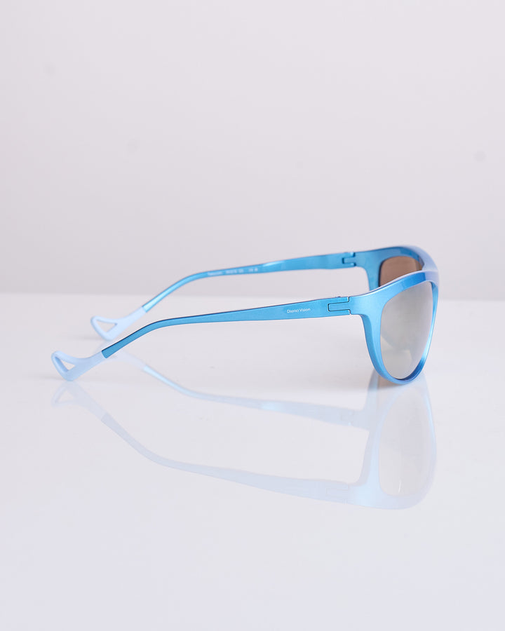 District Vision Takeyoshi Altitude Master Sunglass Metallic Blue D+ Copper Mirror