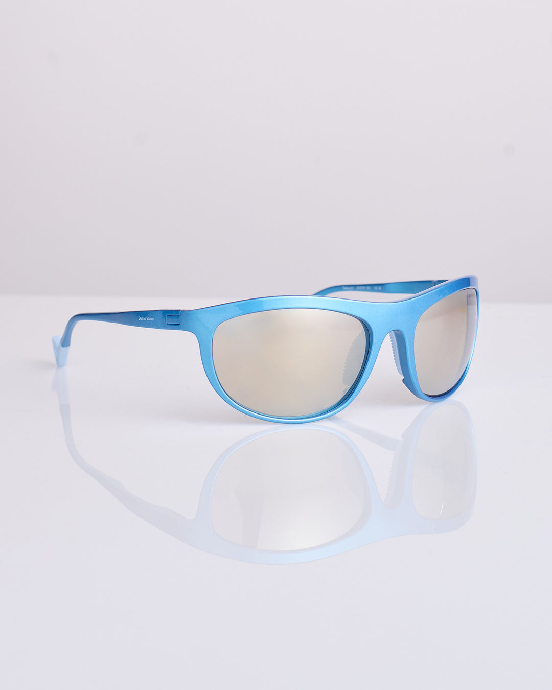 District Vision Takeyoshi Altitude Master Sunglass Metallic Blue D+ Copper Mirror