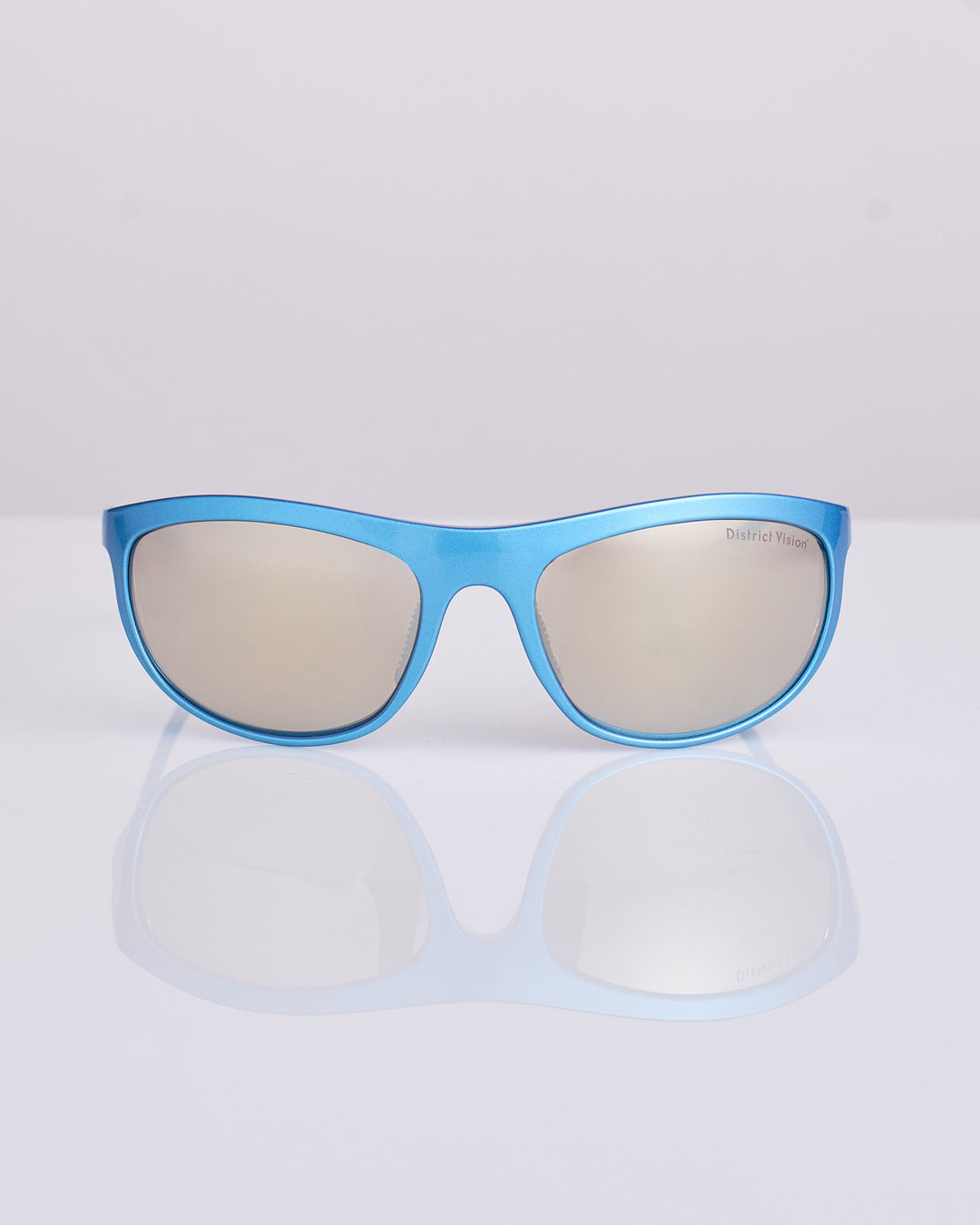 District Vision Takeyoshi Altitude Master Sunglass Metallic Blue D+ Copper Mirror