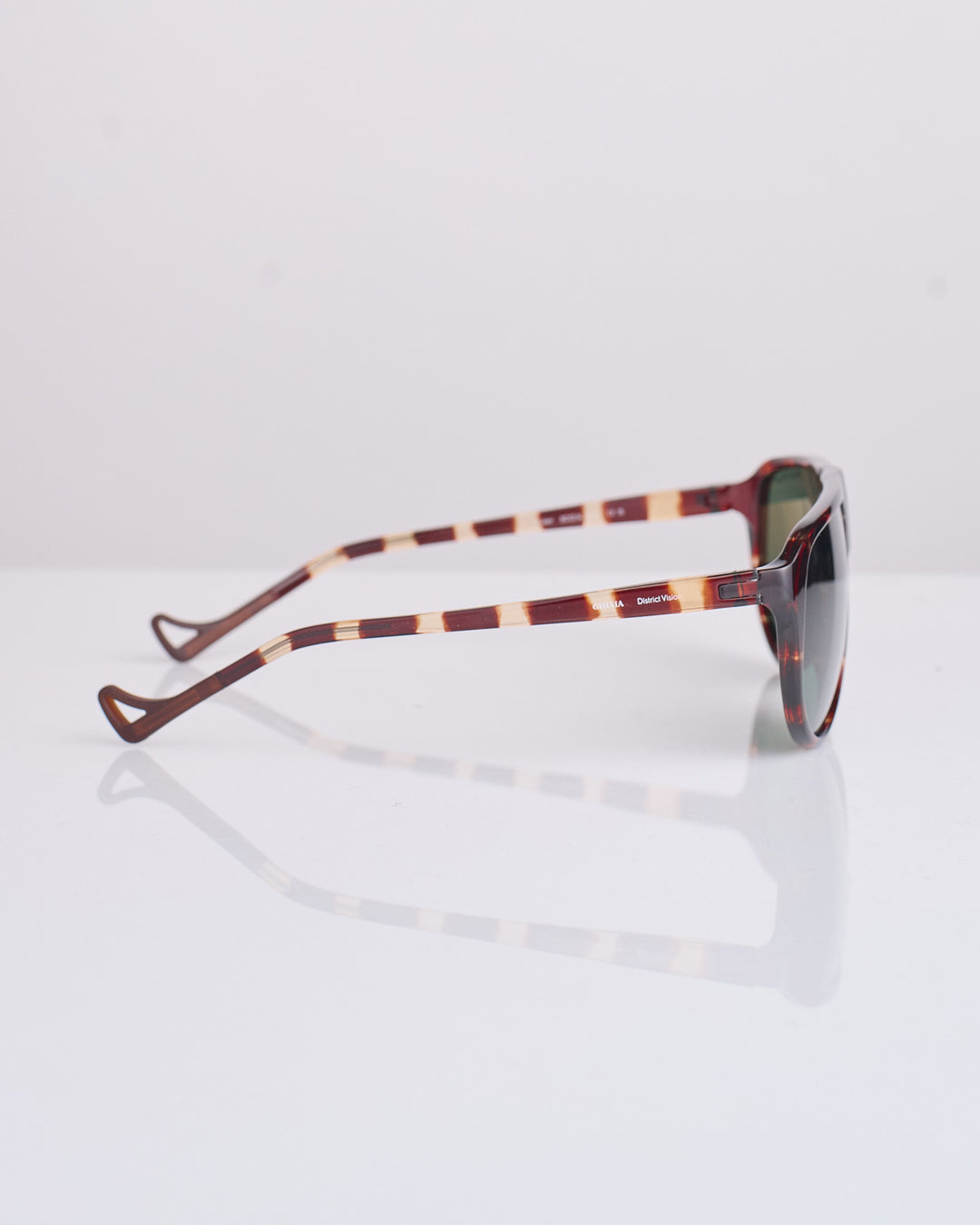 District Vision Yukari Windshield Ghiaia Sunglass Glossy Tortoise D+ Mineral Glass