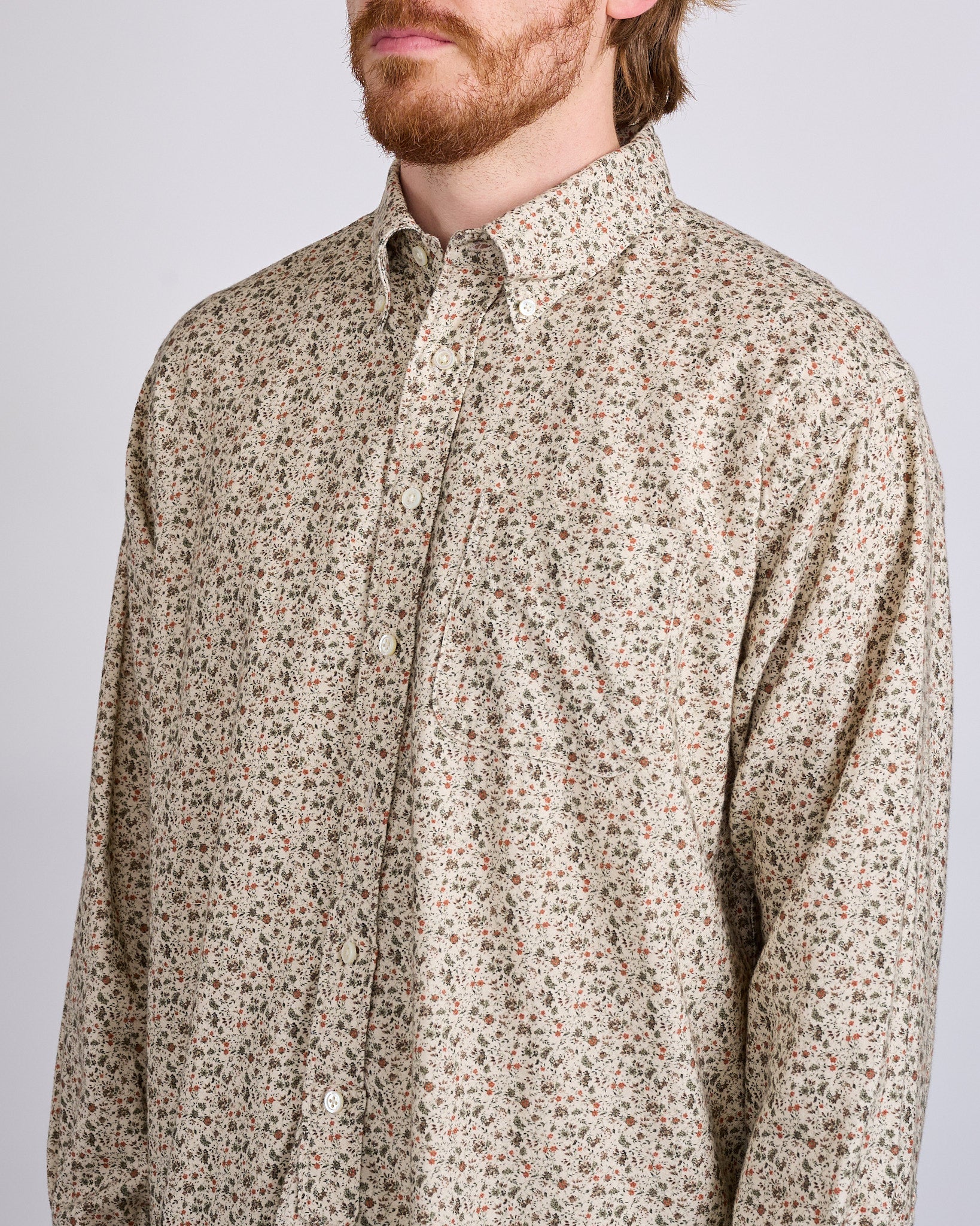 Engineered Garments 19 Century BD Flannel Shirt Small Floral – LESS 17
