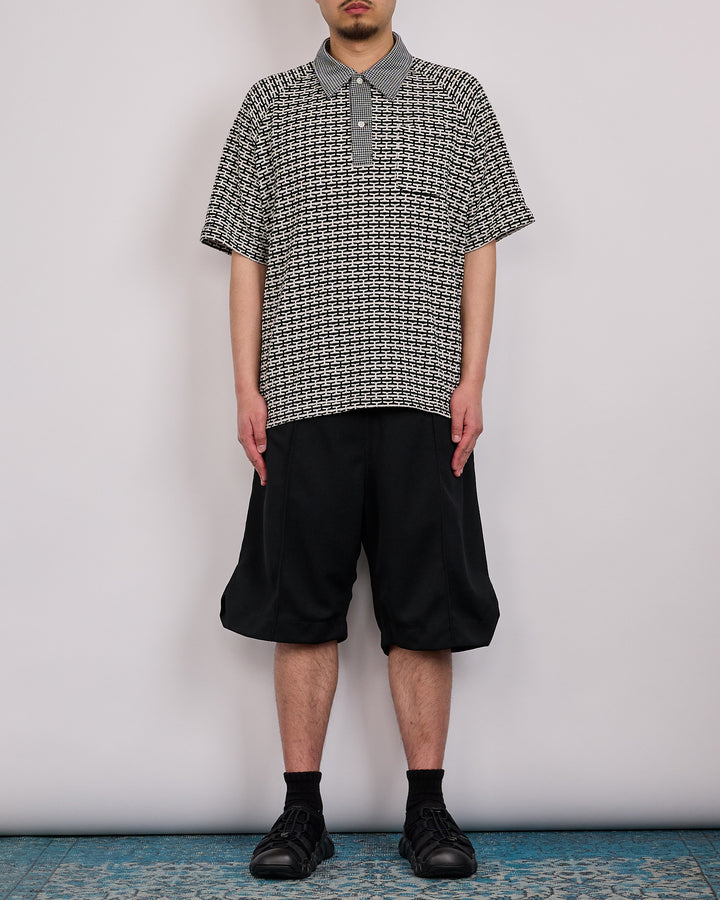 Engineered Garments BB Short Diamond Poly Knit Black