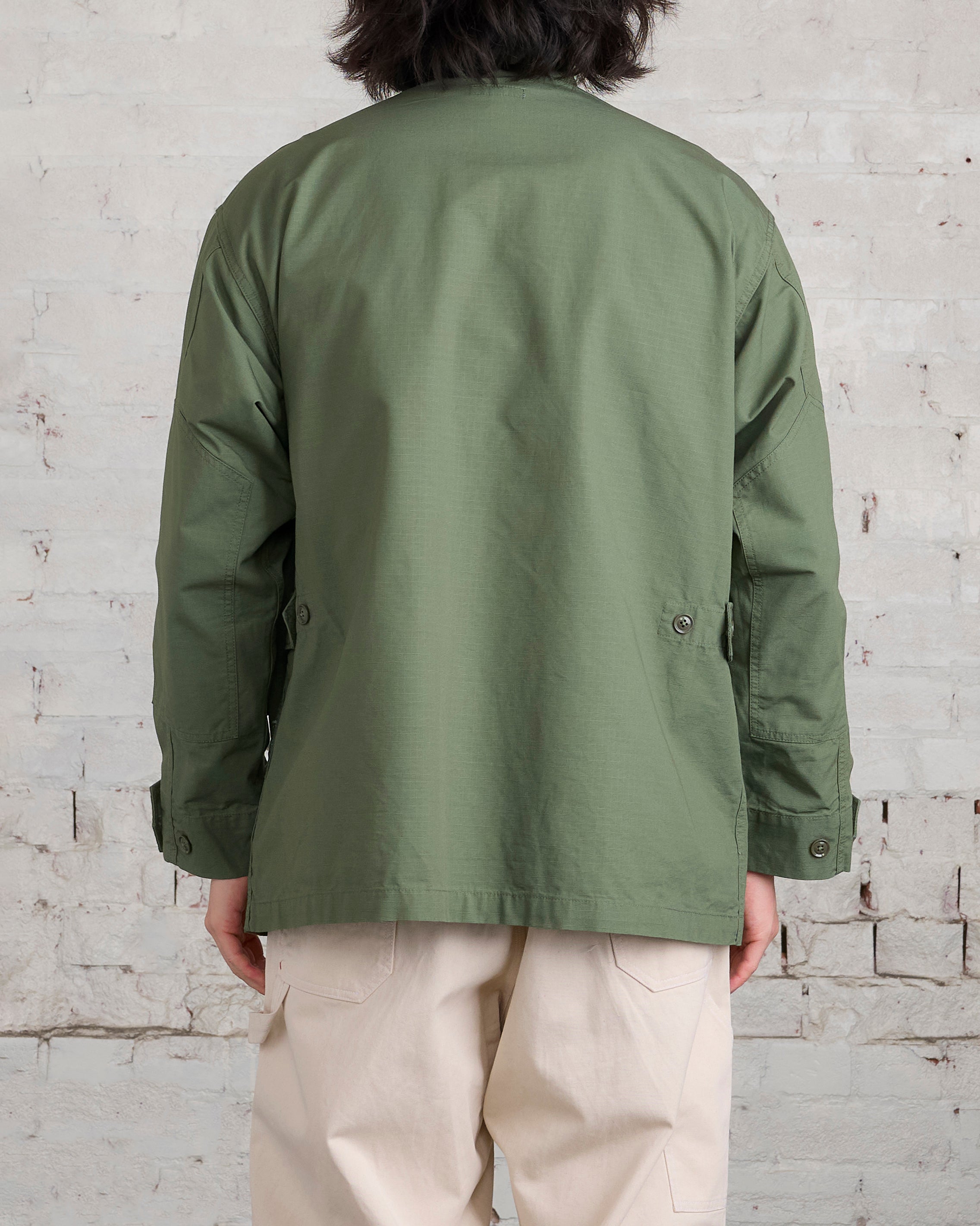 Engineered Garments BDU Jacket Cotton Olive Ripstop