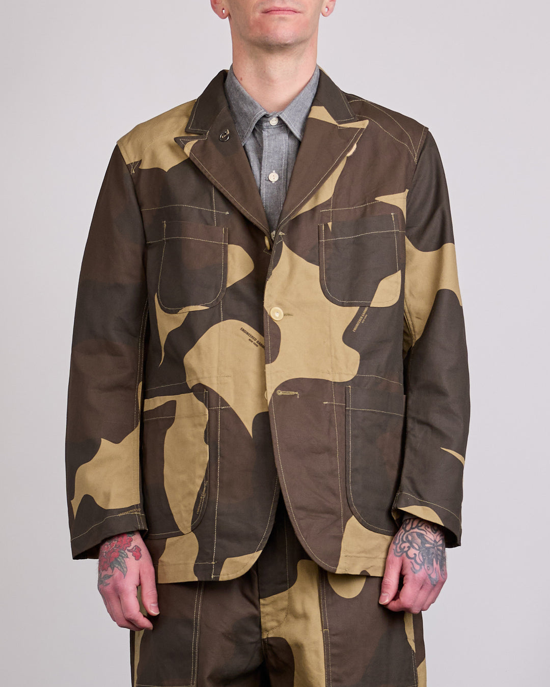 Engineered Garments Bedford Canvas Jacket Mammoth Duck Camo