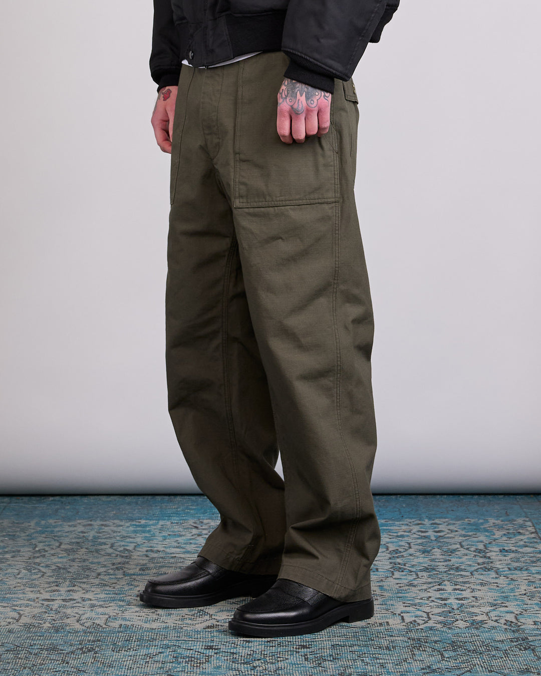 Engineered Garments Heavy Ripstop Cotton Fatigue Pant Olive
