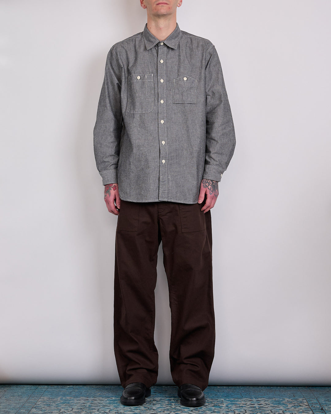 Engineered Garments 10oz Duck Canvas Fatigue Pant Brown