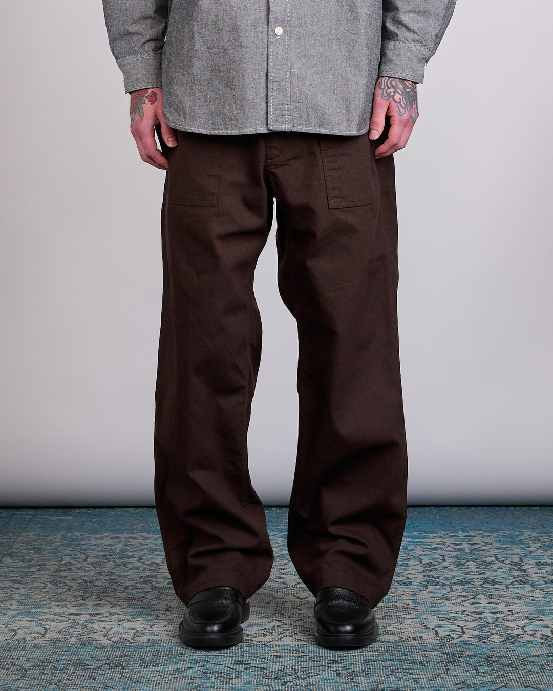 Engineered Garments 10oz Duck Canvas Fatigue Pant Brown