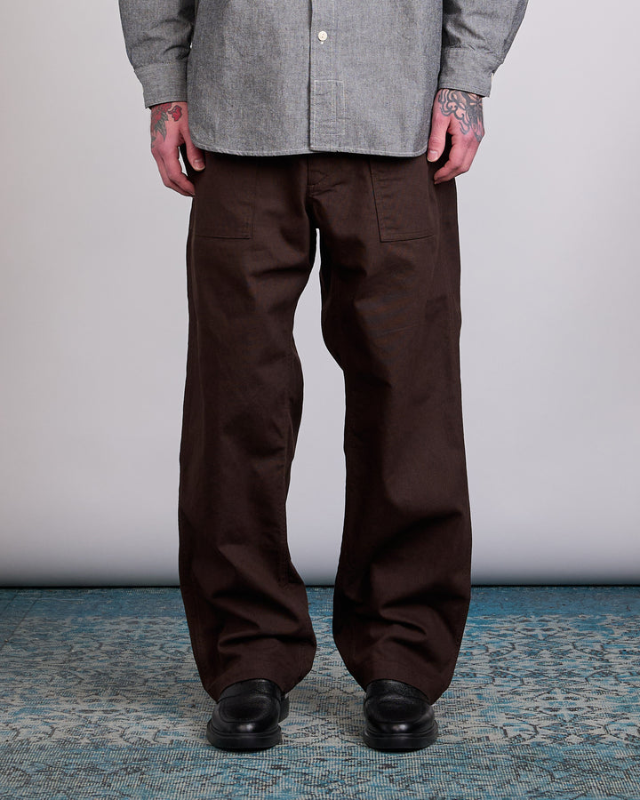 Engineered Garments 10oz Duck Canvas Fatigue Pant Brown