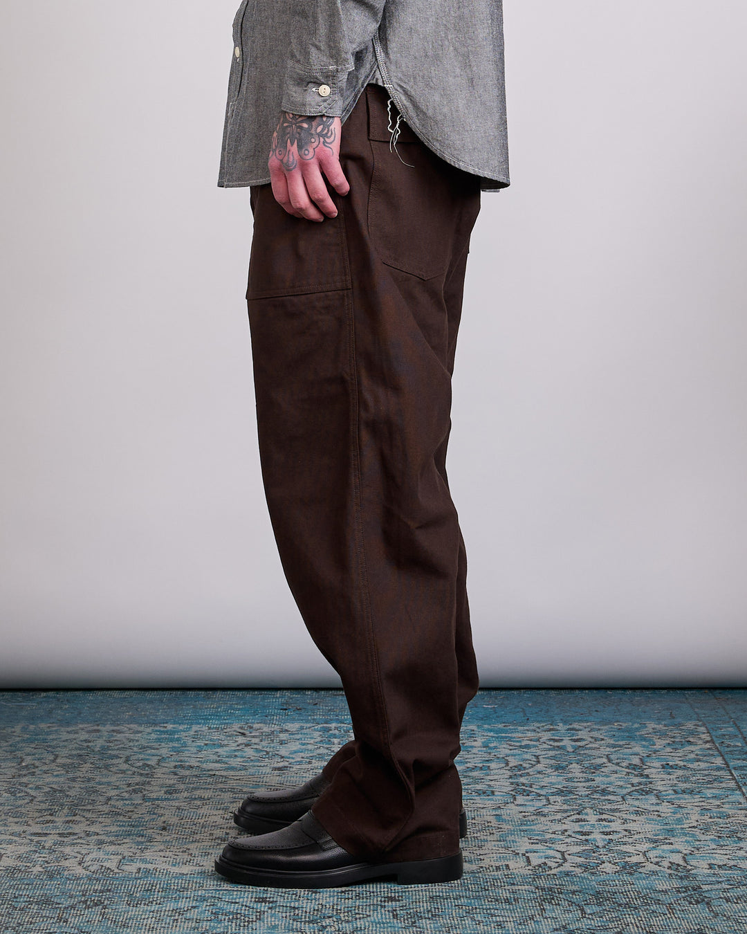 Engineered Garments 10oz Duck Canvas Fatigue Pant Brown