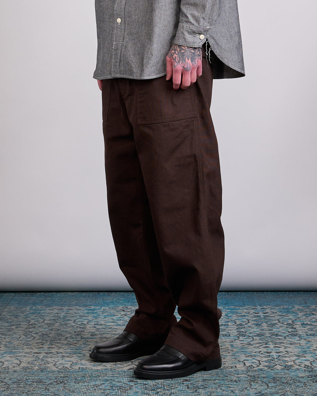 Engineered Garments 10oz Duck Canvas Fatigue Pant Brown
