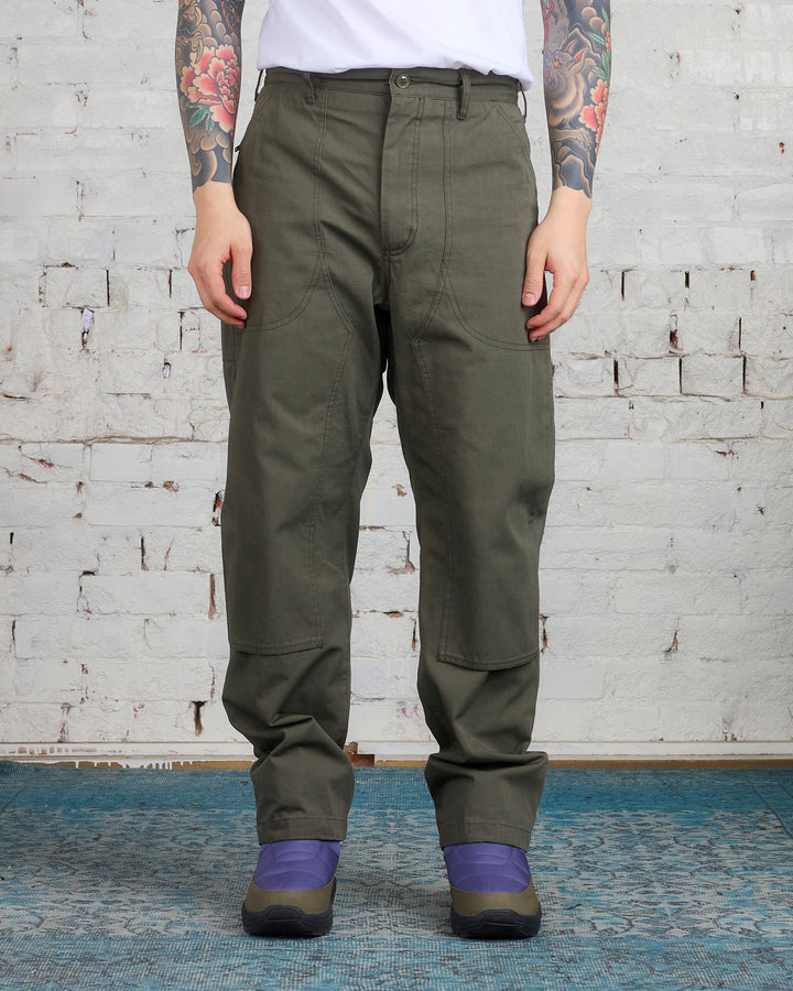 Engineered Garments Climbing Pant Olive Heavy Cotton Ripstop