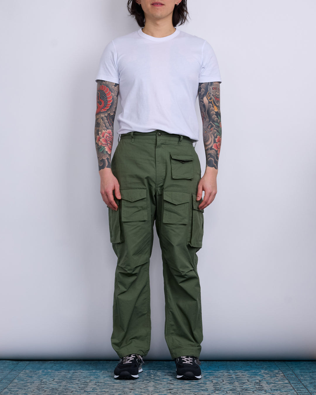 Engineered Garments FA Pant Cotton Ripstop Olive