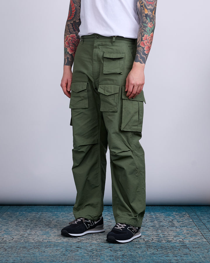 Engineered Garments FA Pant Cotton Ripstop Olive