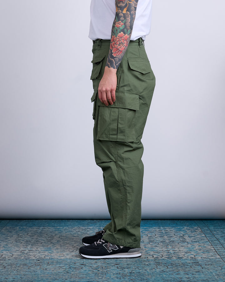 Engineered Garments FA Pant Cotton Ripstop Olive