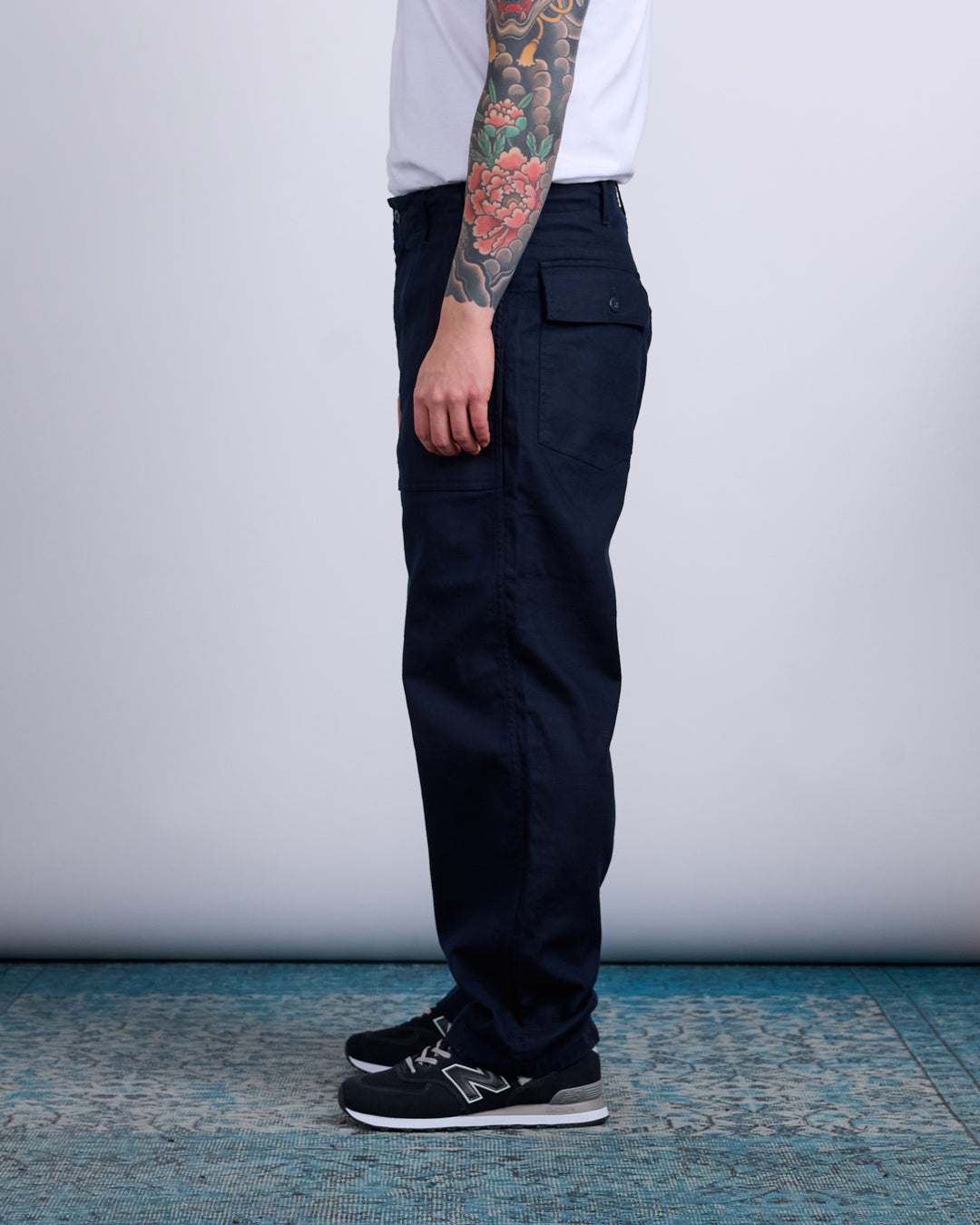 Engineered Garments Fatigue Pant CL Java Cloth Dk. Navy