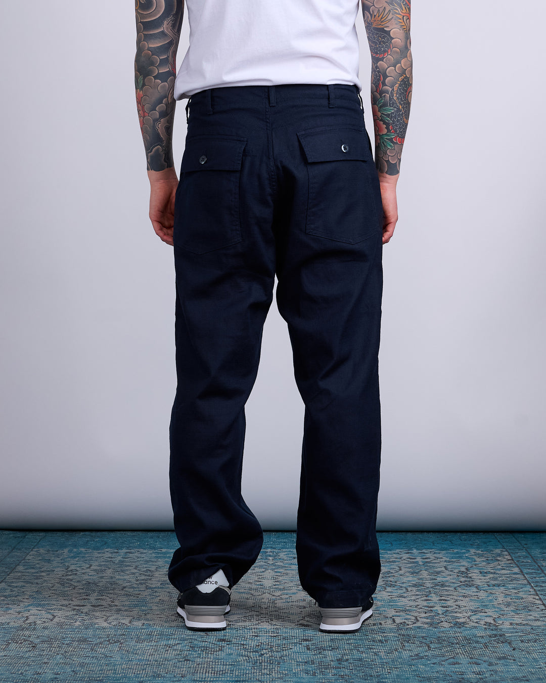 Engineered Garments Fatigue Pant CL Java Cloth Navy – LESS 17