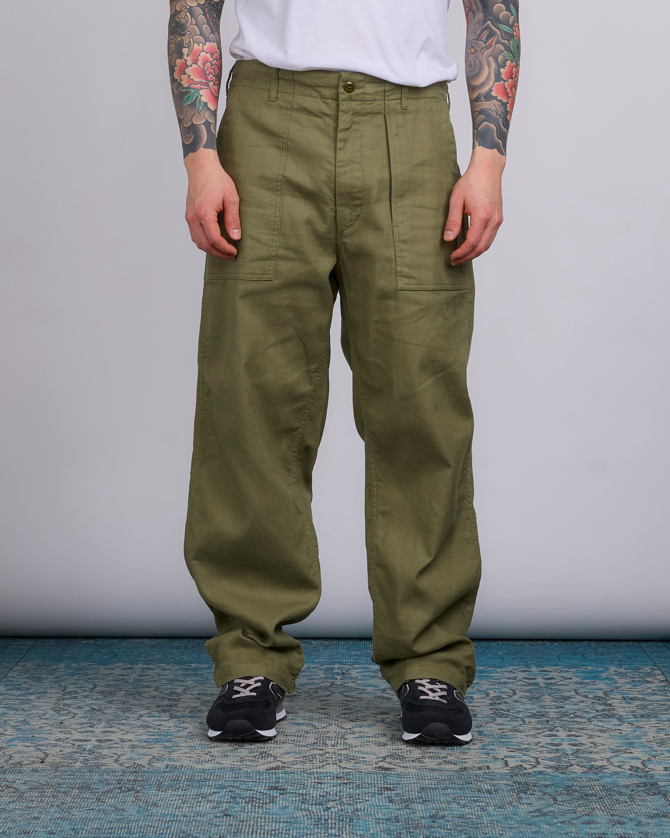 Engineered Garments Fatigue Pant CL Java Cloth Olive – LESS 17