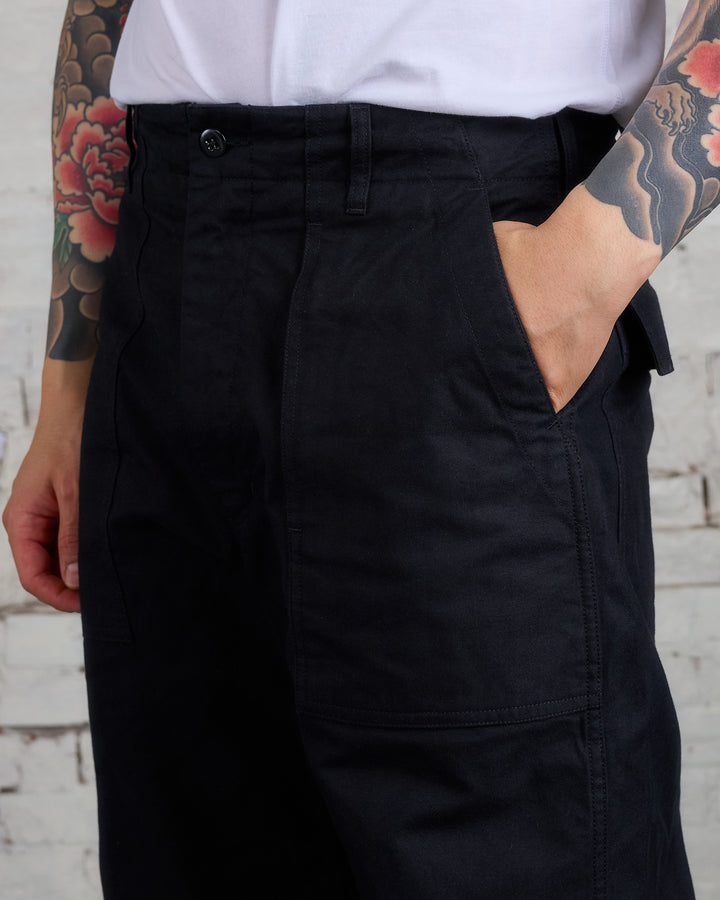 Engineered Garments Fatigue Pant Cotton Brush HB Black