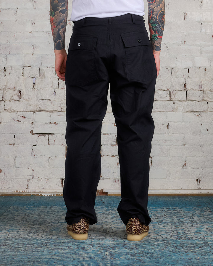 Engineered Garments Fatigue Pant Cotton Brush HB Black