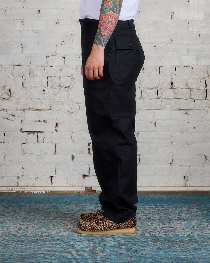 Engineered Garments Fatigue Pant Cotton Brush HB Black