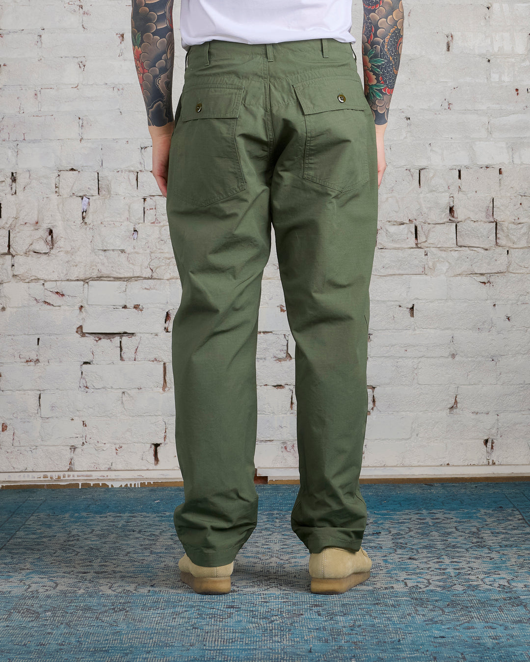 Engineered Garments Fatigue Pant Cotton Olive Ripstop