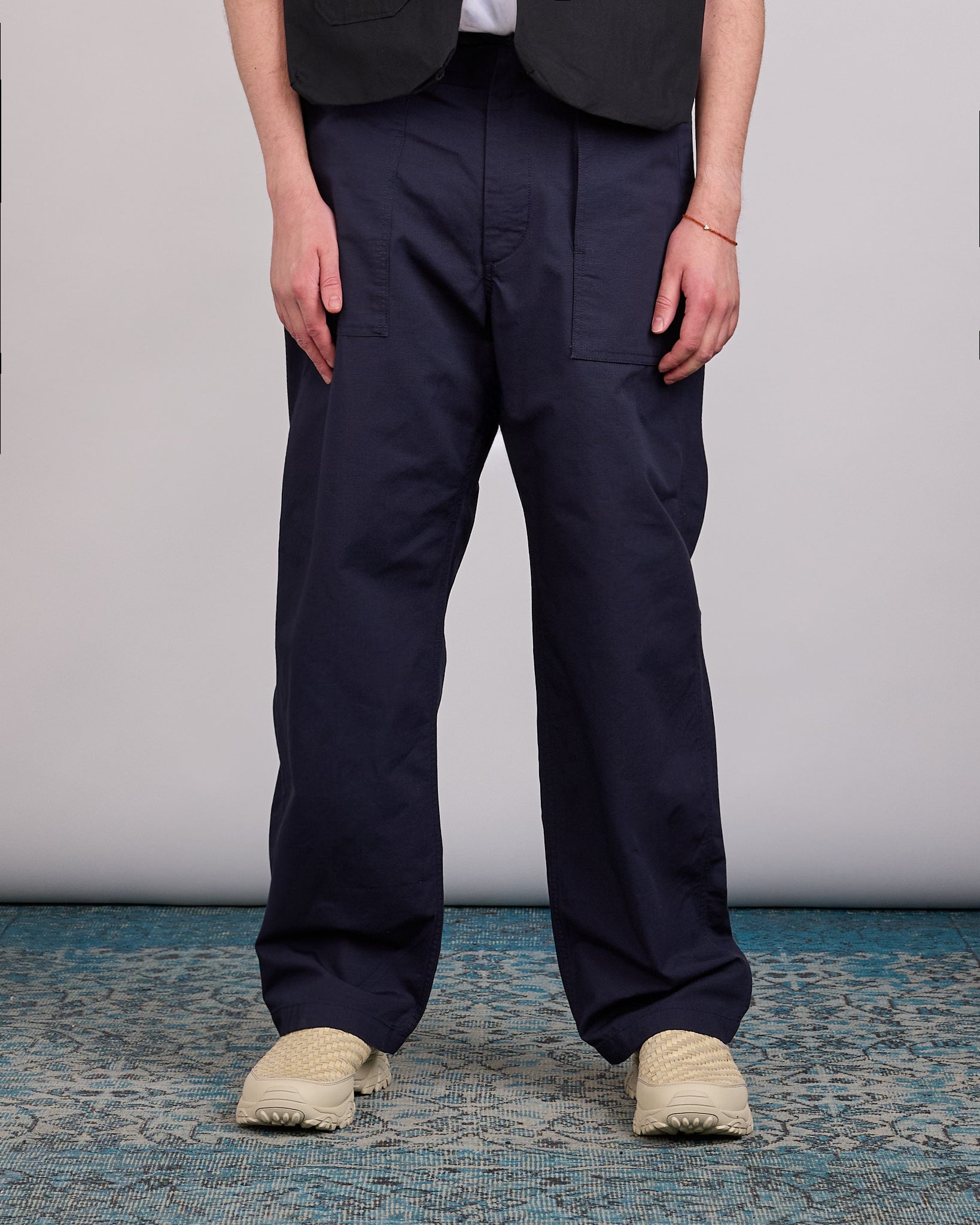 パンツ FATIGUE PANT COTON RIPSTOP - DK NAVY Engineered Garments Fatigue Pant Cotton Ripstop Dk.Navy – LESS 17