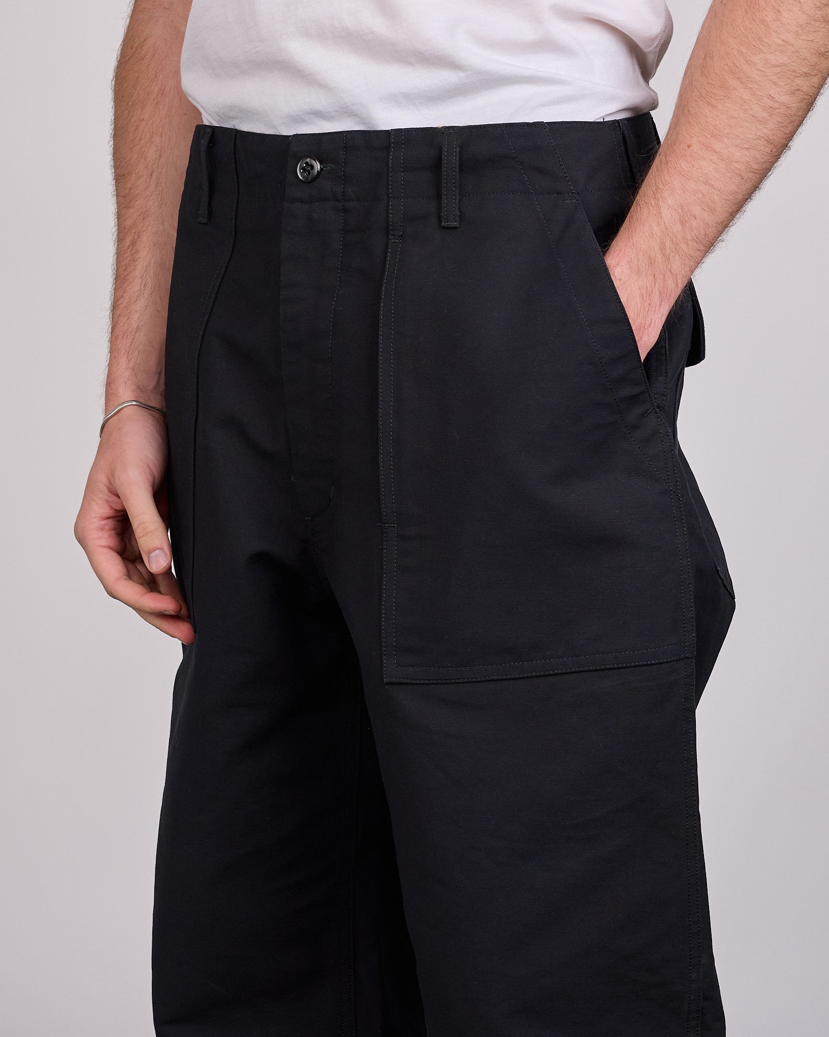 Engineered Garments Fatigue Pant Double Cloth Black – LESS 17