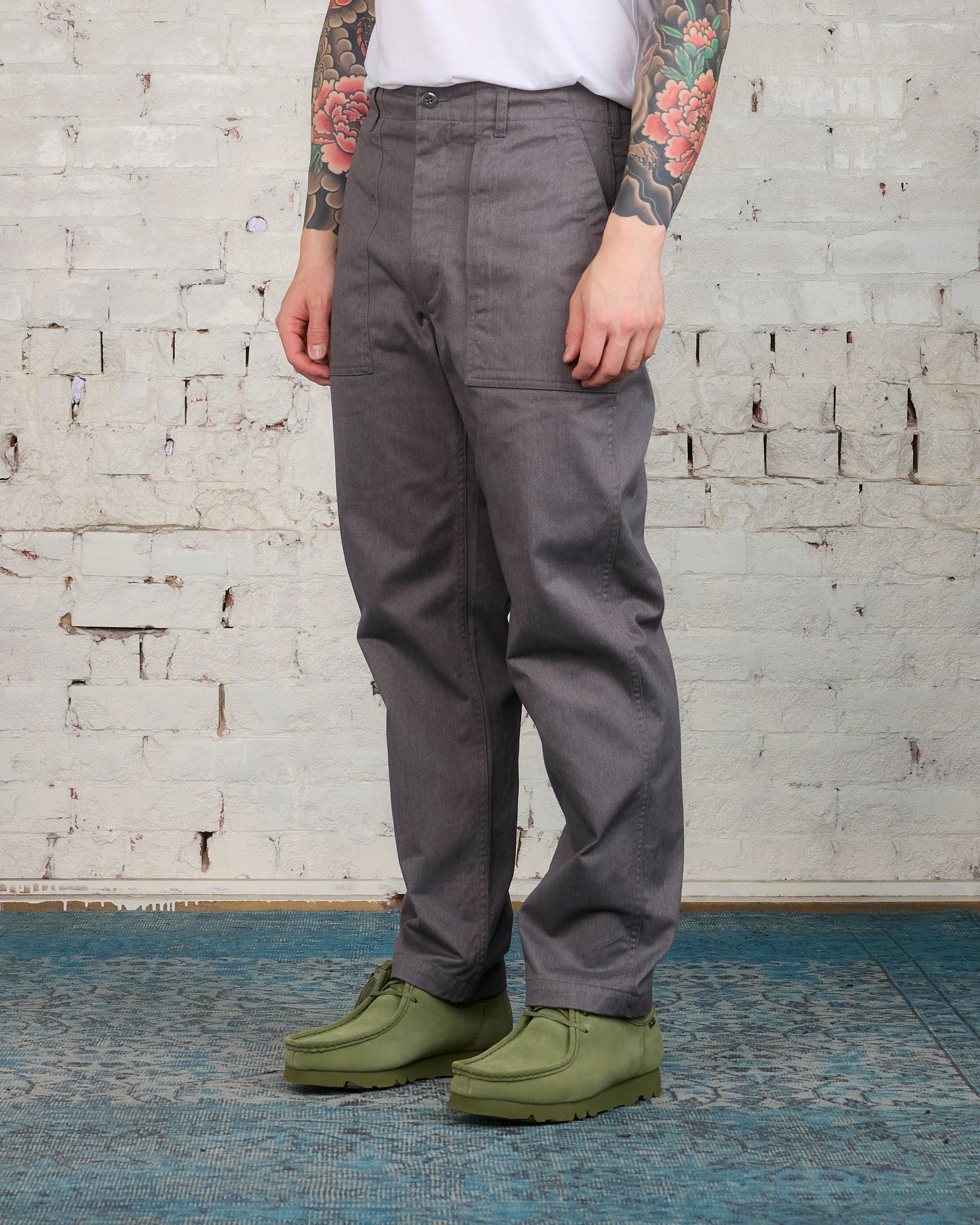 Engineered Garments Fatigue Pant Grey PC Tanker Twill – LESS 17