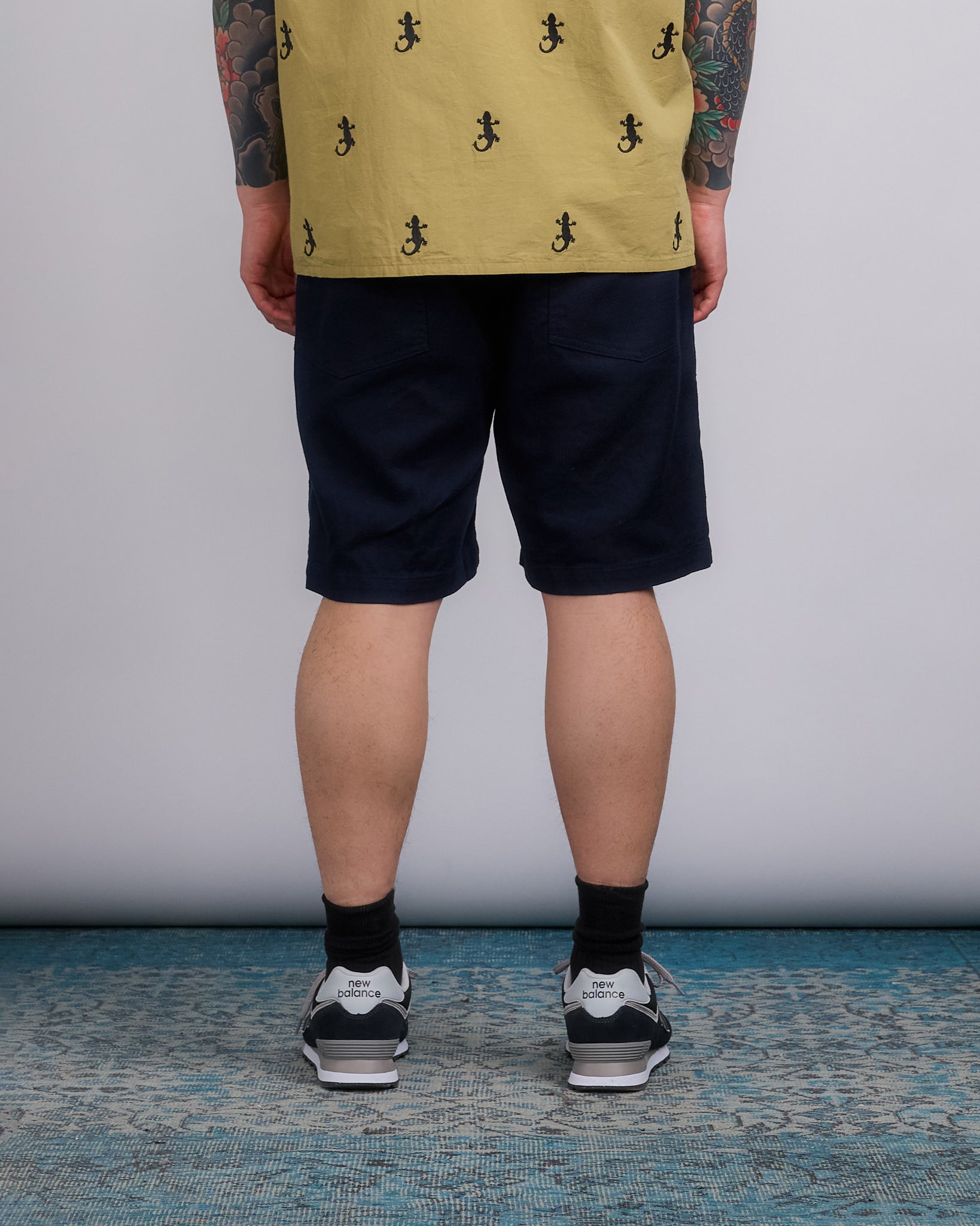 パンツ Engineered Garments Fatigue Short Engineered Garments Fatigue Short CL Java Cloth Dark Navy – LESS 17