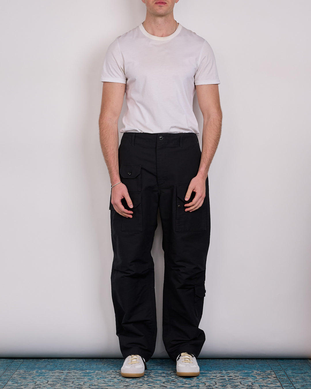 Engineered Garments Flight Pant Double Cloth Black