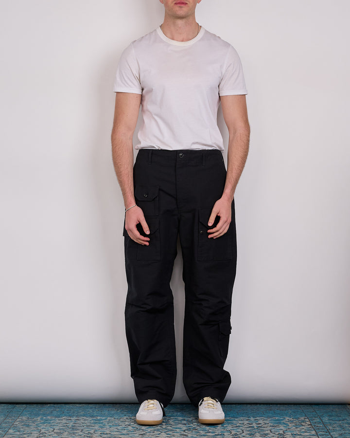 Engineered Garments Flight Pant Double Cloth Black