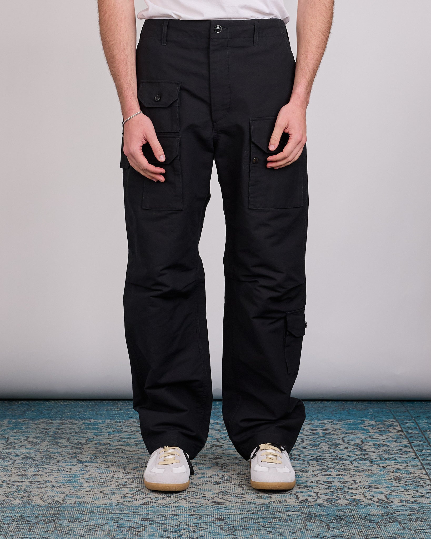 Engineered Garments Flight Pant Double Cloth Black – LESS 17