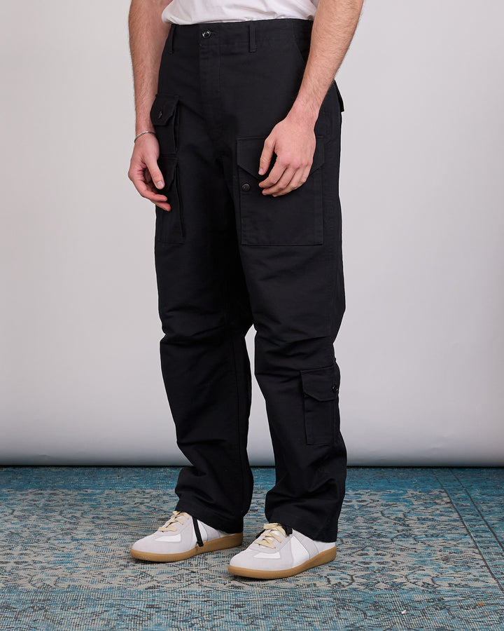 Engineered Garments Flight Pant Double Cloth Black