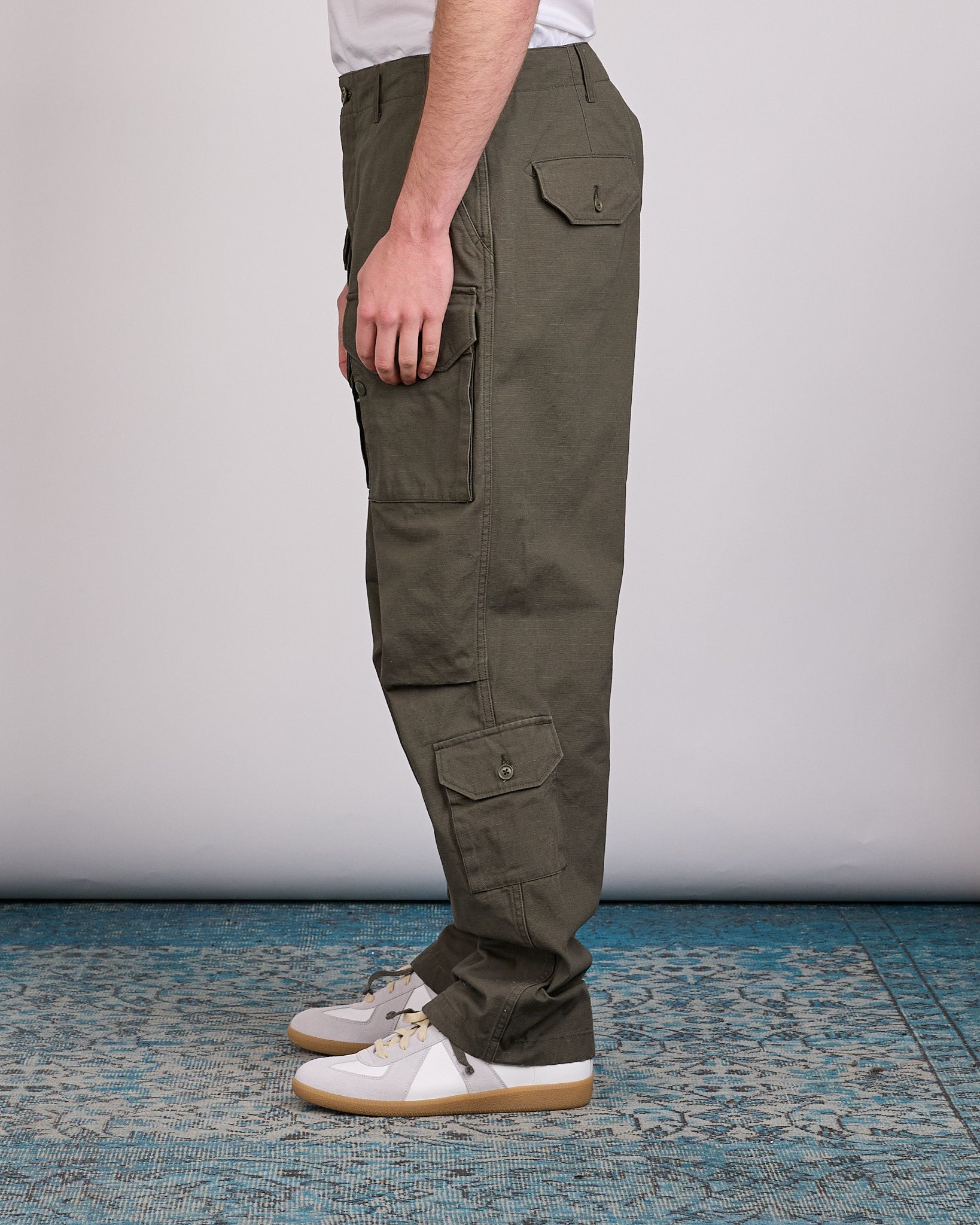 Engineered Garments Flight Pant Heavy Ripstop Olive – LESS 17