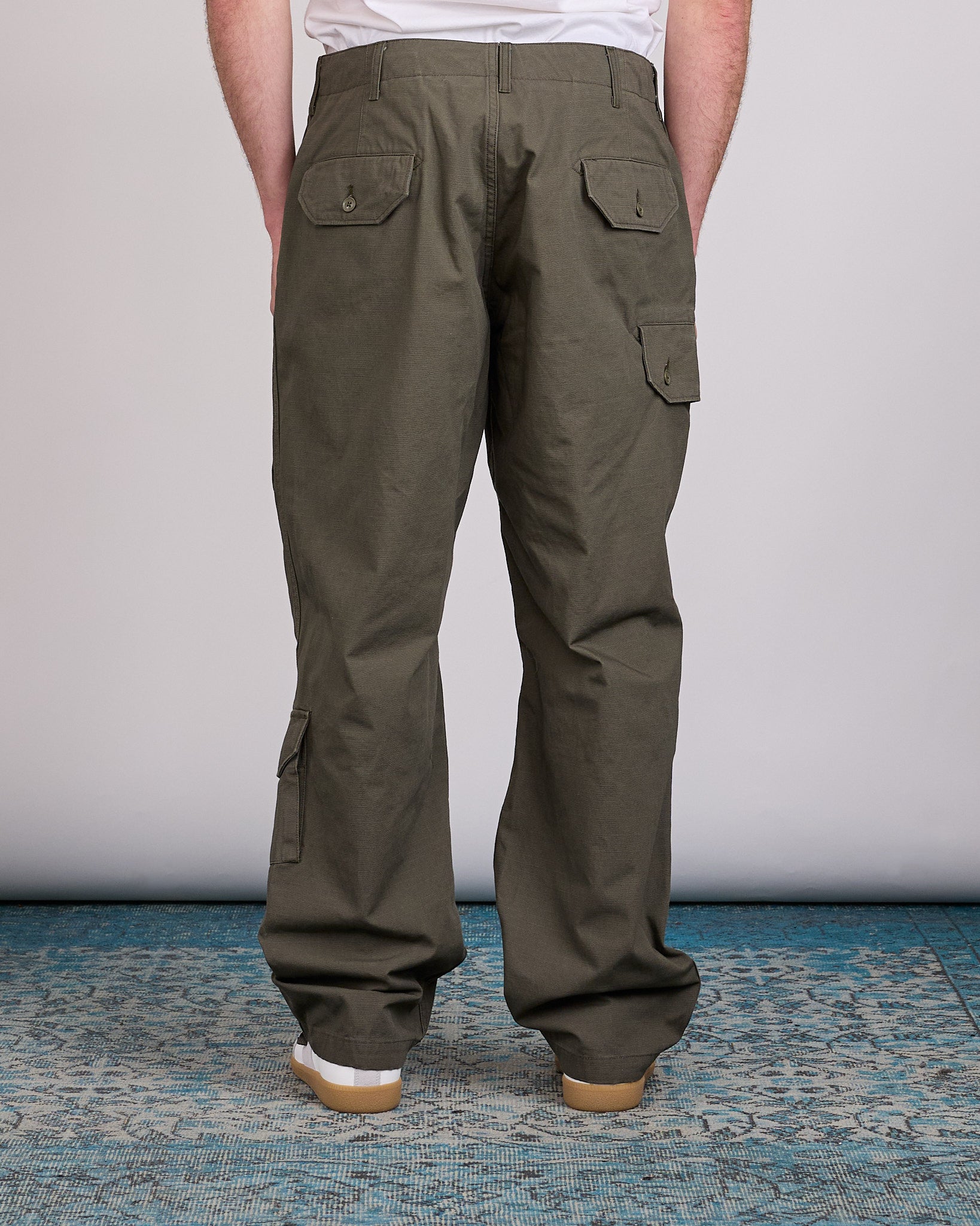 Engineered Garments Flight Pant Heavy Ripstop Olive – LESS 17