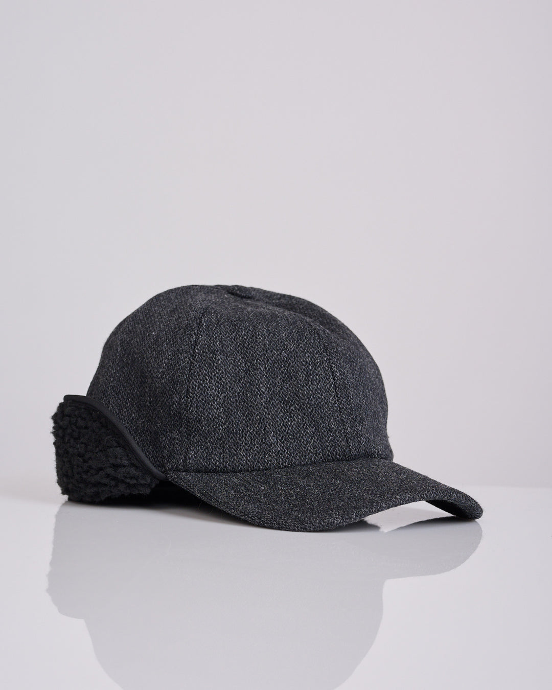 Engineered Garments Heavy Tweed Hunting Cap Charcoal