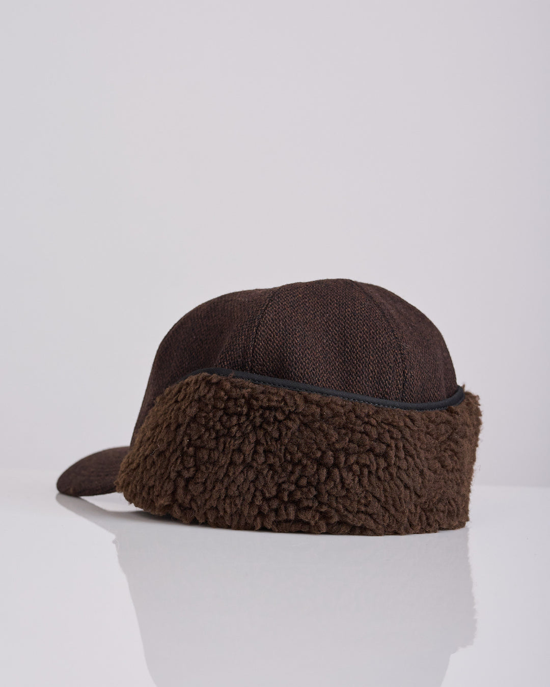Engineered Garments Heavy Tweed Hunting Cap Dark Brown
